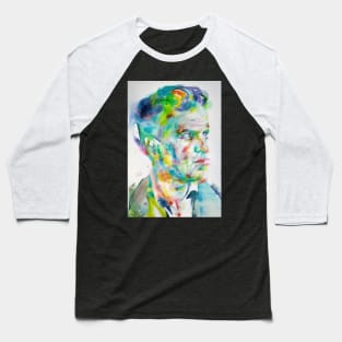 LUDWIG WITTGENSTEIN watercolor portrait .6 Baseball T-Shirt